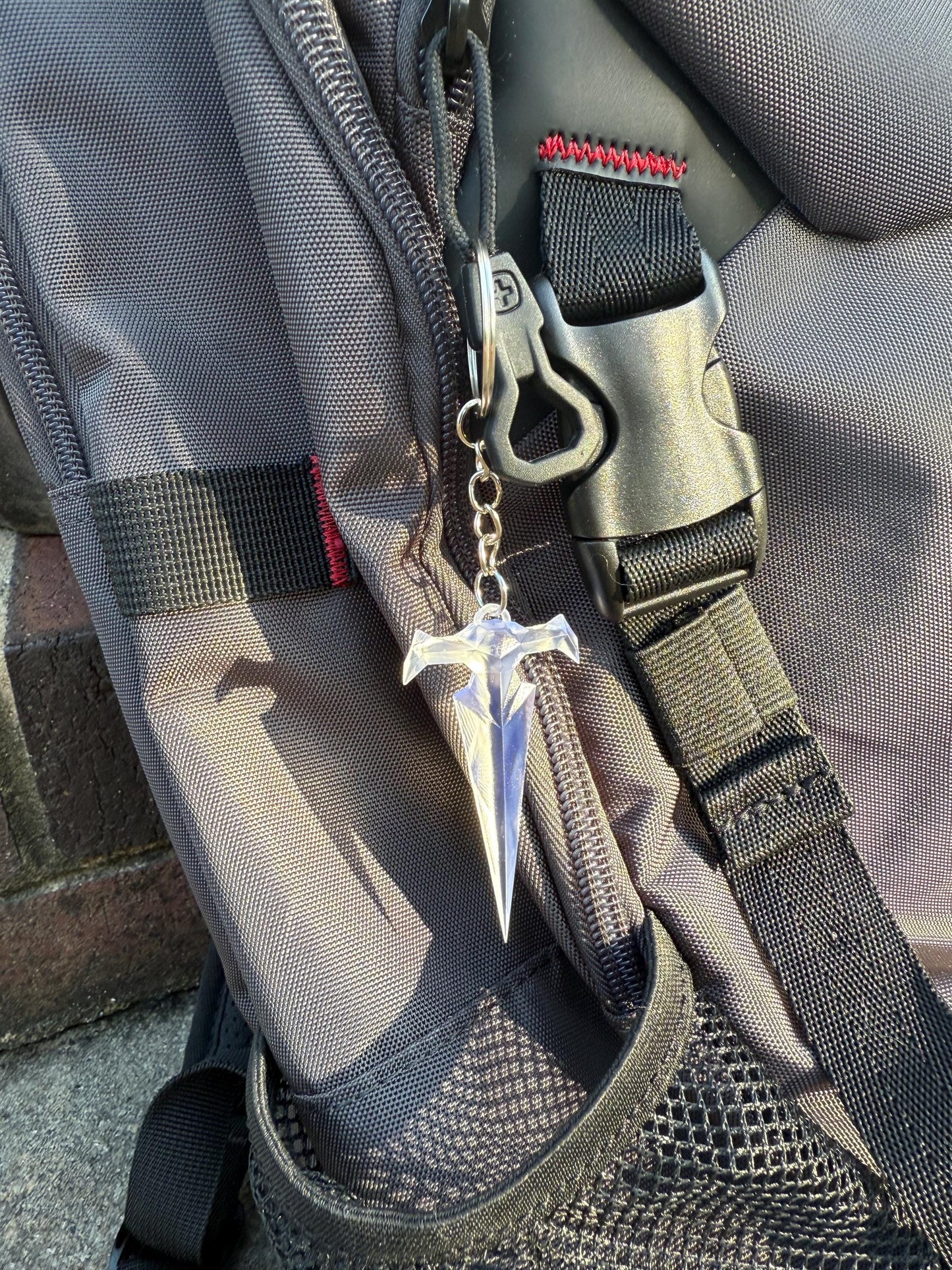 Cloak and Dagger Keychain - Marvel Rivals - Clear Resin 3d Print