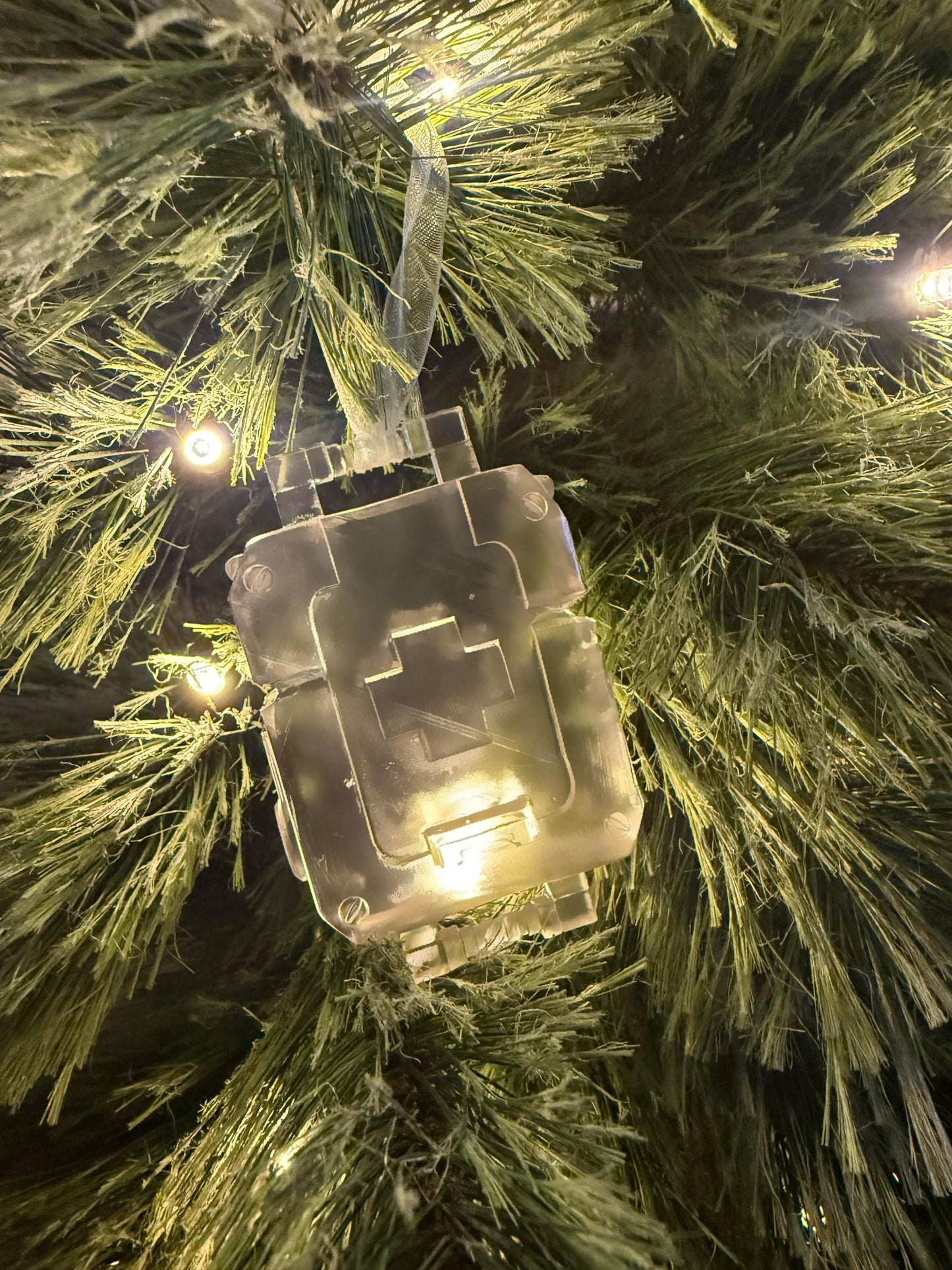 Health Pack Ornament - Clear 3D resin printed - Overwatch