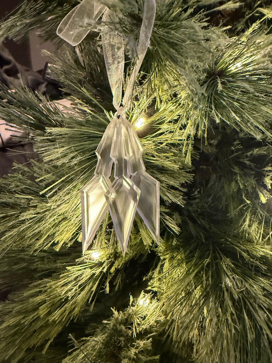 Cloak and Dagger Ornament  - Clear 3D resin printed - Marvel Rivals
